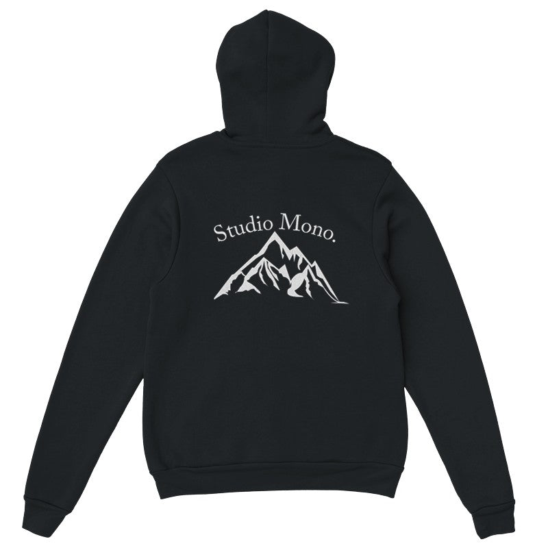Studio Mono. Mountain Range Black Hoodie