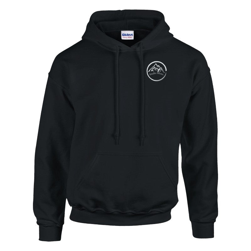 Studio Mono. Mountain Range Black Hoodie