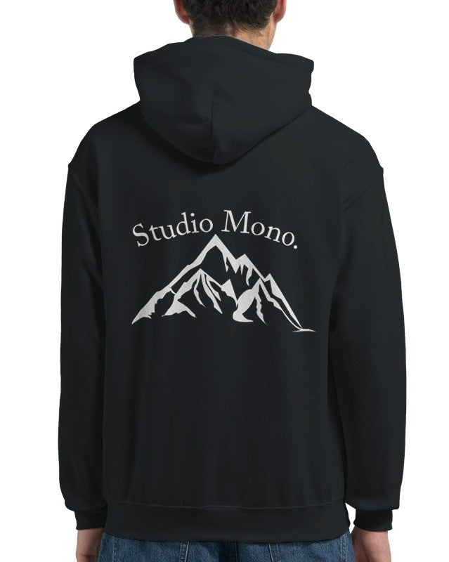 Studio Mono. Mountain Range Black Hoodie